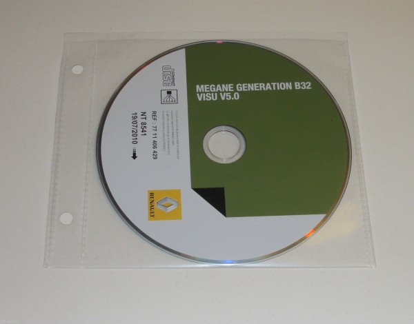 Schaltpläne auf CD Renault Megane Generation - Stand 07/2009