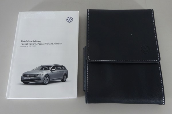 Bordmappe + Betriebsanleitung VW Passat B8 Typ 3G + Alltrack Stand 11/2020