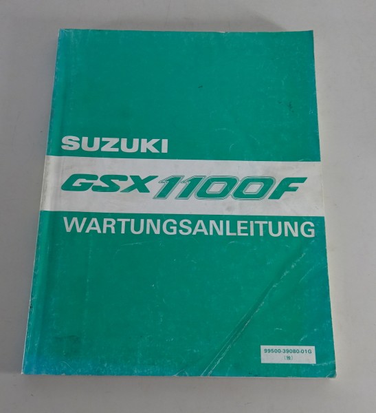 Werkstatthandbuch / Wartungsanleitung Suzuki GSX 1100 F Stand 10/1987