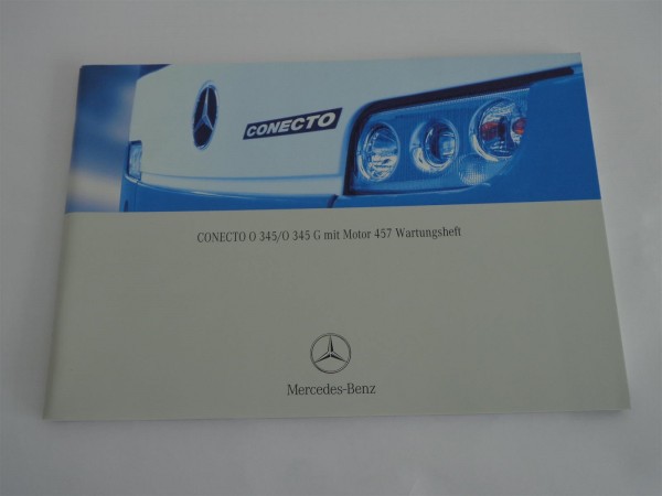 Scheckheft / Wartungsheft Mercedes Benz Bus / Stadtbus O 345 Conecto, 2003