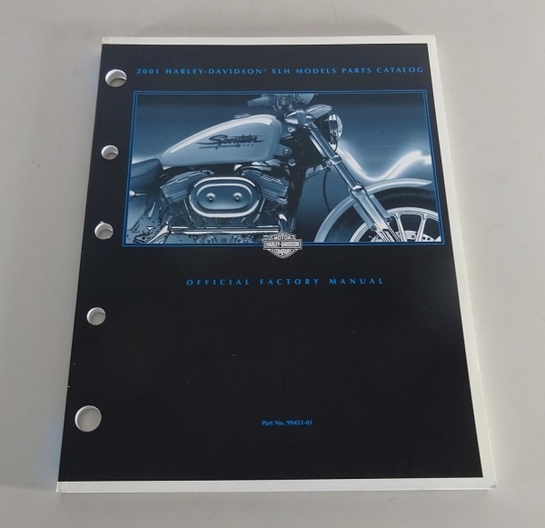 Parts catalog Harley Davidson XLH Sportster Models 2001 from 07/2000