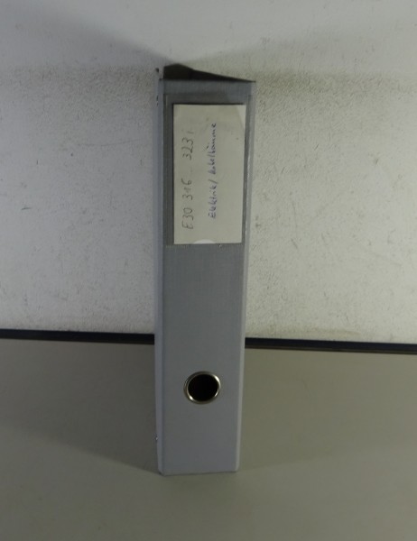 Werkstatthandbuch Steckerverbindungen / Kabel BMW 3er E30 316 - 323i Stand 1984