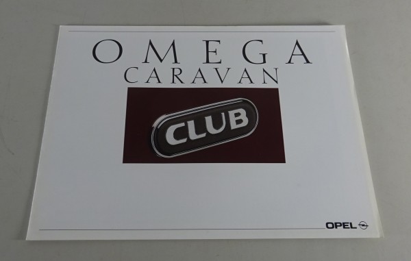 Prospekt / Broschüre Opel Omega A Caravan Stand 03/1991