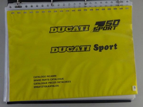 Teilekatalog / Spare Parts List | Nachdruck! | Ducati 750 Sport | Stand 06/1988