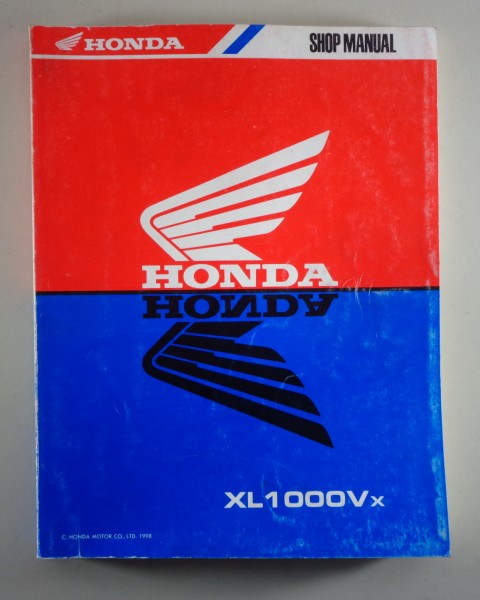 Workshop Manual Honda XL 1000 V from 1998