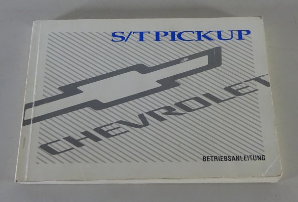 Betriebsanleitung / Handbuch Chevrolet S/T Pickup Stand 1997 auf Deutsch