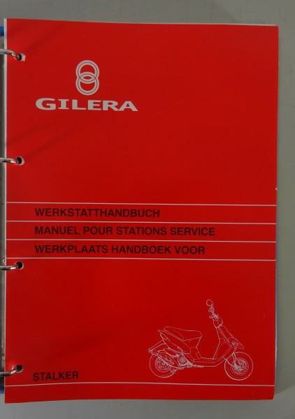 Werkstatthandbuch / Werkplaatshandboek Gilera Stalker Stand 02/1997