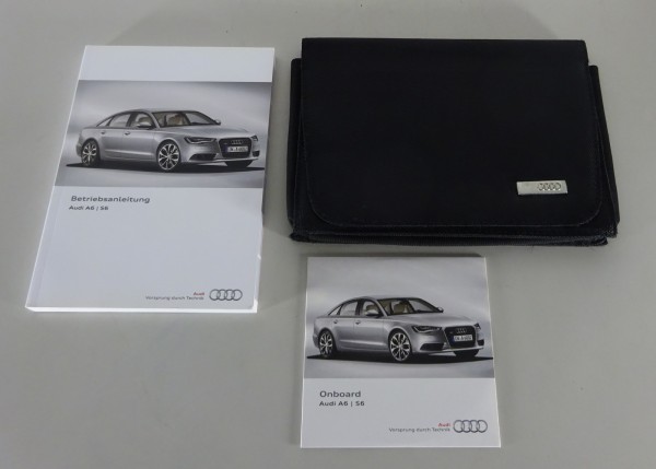 Bordmappe + Betriebsanleitung Audi A6 / S6 Typ C7 Avant / quattro / Hybrid, 2014