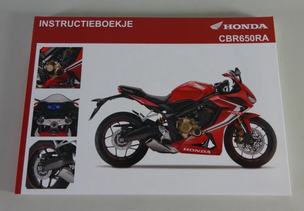 Instruktieboek / Handleiding Honda CBR 650 RA Stand 2019 Nederlands