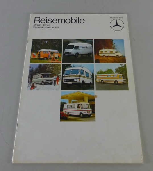 Prospekt Mercedes-Benz Reisemobile / Wohnmobile L 206,207,307,407,409,508, O303