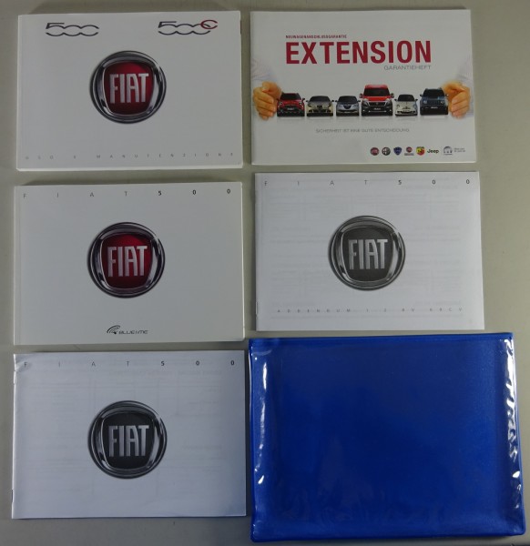 Bordmappe mit Betriebsanleitung Fiat 500 / 500 C Benzin + Diesel Stand 10/2014