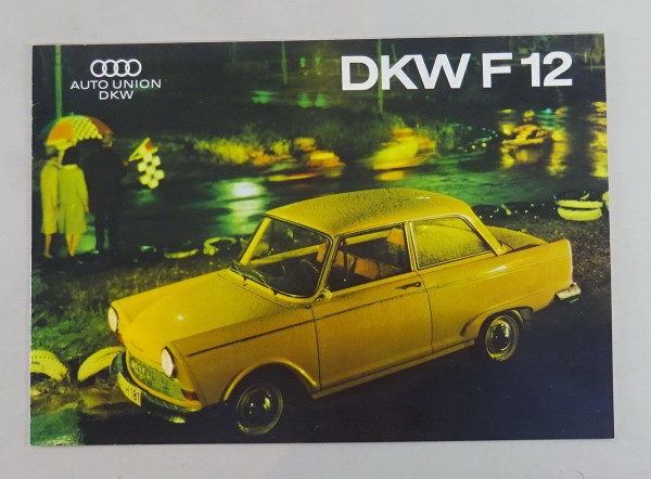 Prospekt / Broschüre Auto Union DKW F12 1963 - 1965