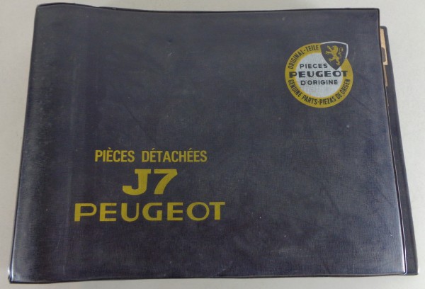 Teilekatalog / Ersatzteilliste Peugeot J7 Bus / Kastenwagen von 1965 - 1967