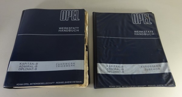 Werkstatthandbuch Opel Kapitän B / Admiral B / Diplomat B Stand 03/1969