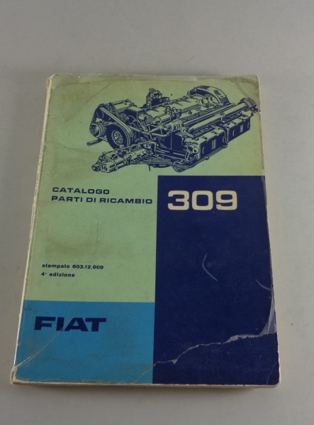 Teilekatalog / Catalogo Parti di Ricambio Fiat Motor Typ 309 von 07/63