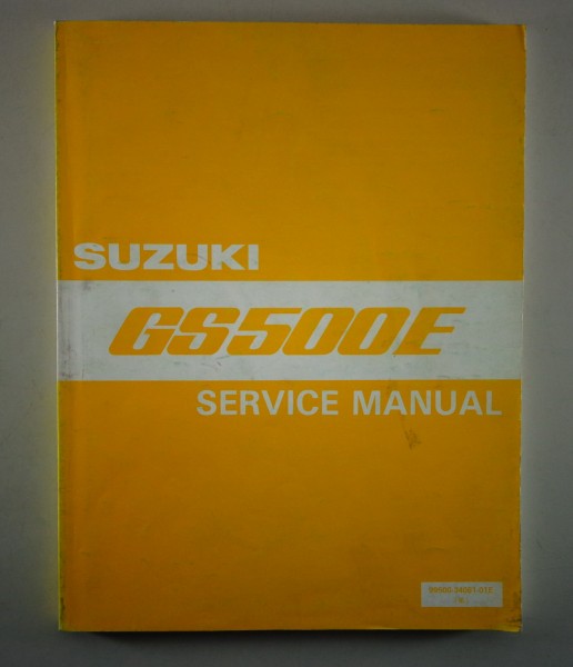 Workshop Manual / Repair Manual Suzuki GS 500 E Stand 03/1989