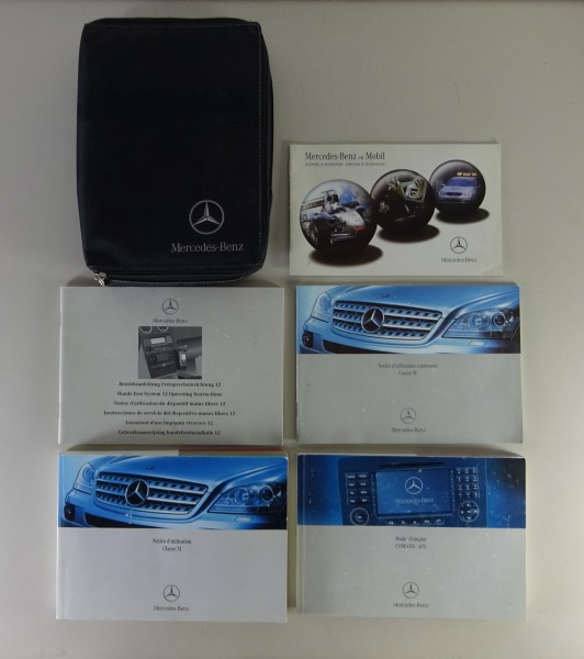 Dossier de bord + mode d'emploi Mercedes-Benz Classe M / ML + AMG Etat 12/2005
