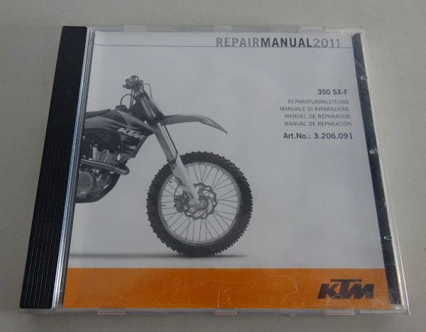 Werkstatthandbuch / Workshop Manual KTM 350 SX-F Baujahr 2011