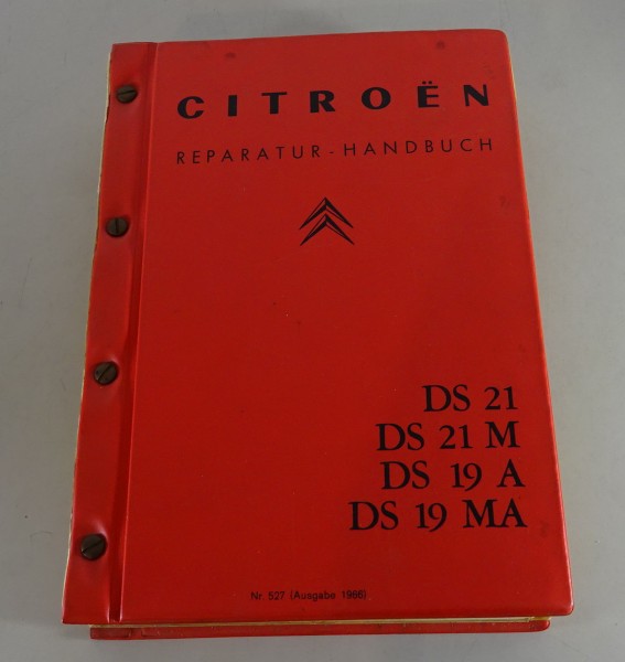 Werkstatthandbuch Citroen DS 19 MA / A + DS 21 / M von 1966