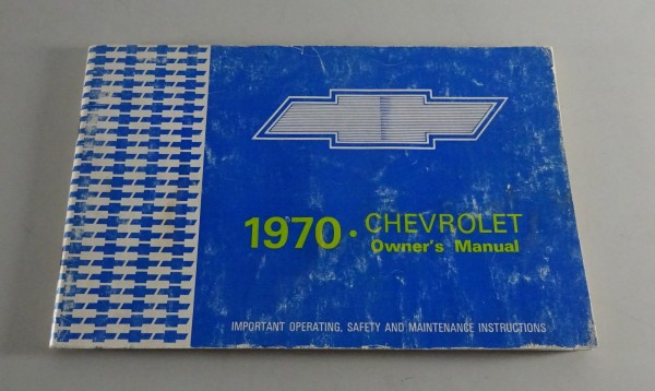 Owner´s Manual / Handbook Chevrolet Stand 1970