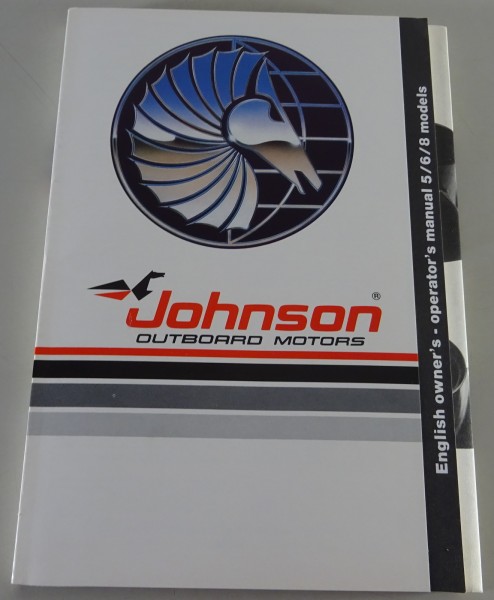 Betriebsanleitung/Owner´s Manual Johnson Bootsmotor 5/6/8 Models | ENG/FRA 1983