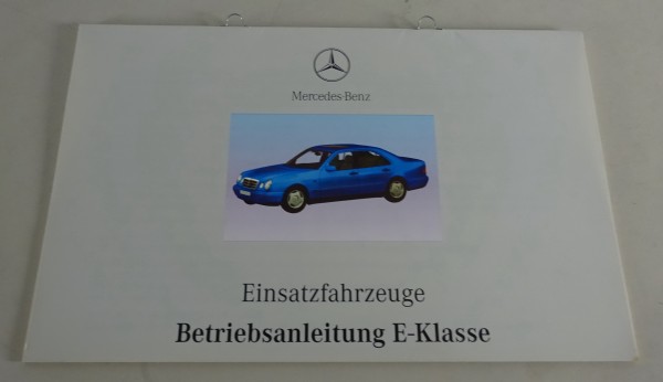 Zusatzanleitung Mercedes-Benz Änderungen bei Einsatzfahrzeugen Polizei etc. 1996