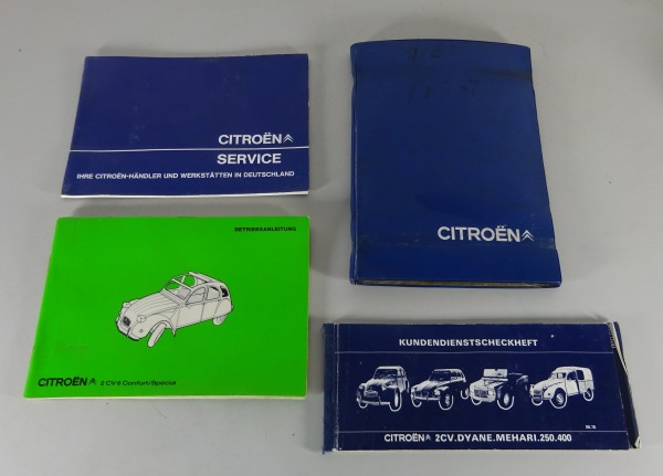 Bordmappe + Betriebsanleitung / Handbuch Citroen 2 CV6 Ente Stand 1979