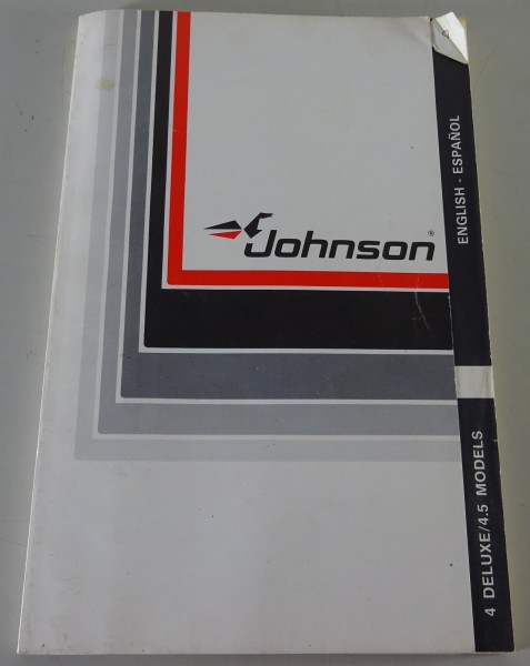 Betriebsanleitung / Owner´s Manual | Johnson Bootsmotor 4 Deluxe / 4.5 | 1984