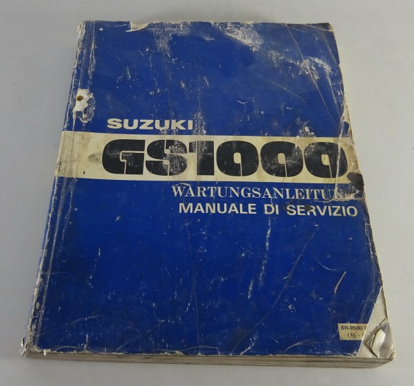 Werkstatthandbuch / Manuale di manutenzione Suzuki GS 1000 von 06/1978