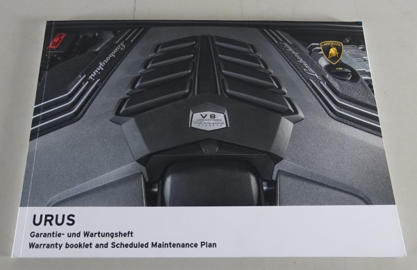 Serviceheft / Scheckheft Lamborghini Urus Stand 01/2019