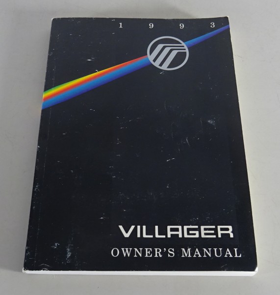 Owner´s Manual / Handbook Mercury Villager Stand 1993