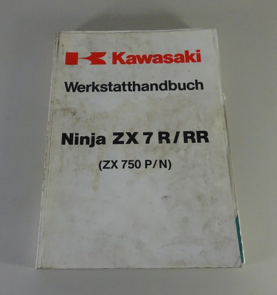 Werkstatthandbuch / Reparaturanleitung Kawasaki ZX 7 R / RR (ZX 750 P/N) '2/1996