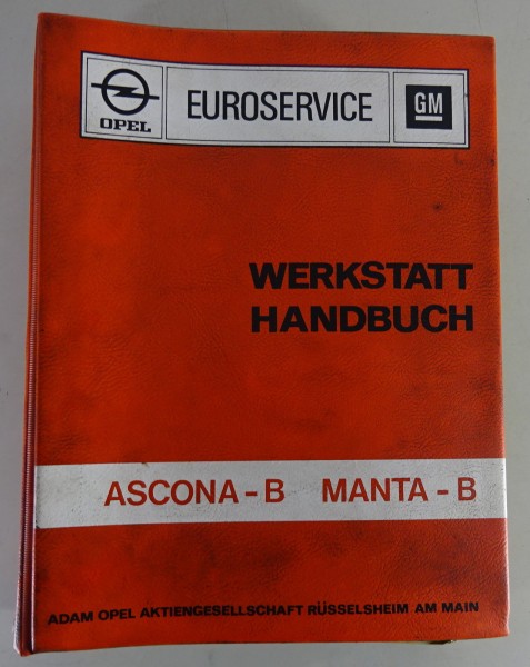 Werkstatthandbuch / Reparaturanleitung Opel Ascona B / Manta B Stand 08/1975