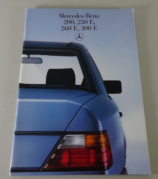 Prospekt / Broschüre Mercedes-Benz W124 200, 230 E, 260 E, 300 E Stand 11/1985