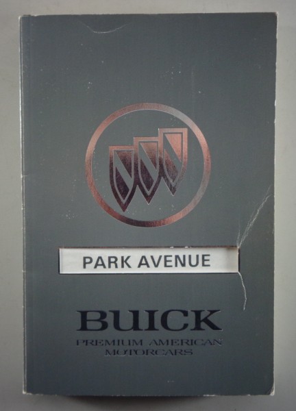 Owner's Manual Buick Park Avenue Modell 1991