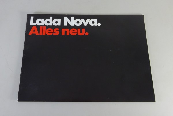 Prospekt / Broschüre Lada Nova Stand 01/1981