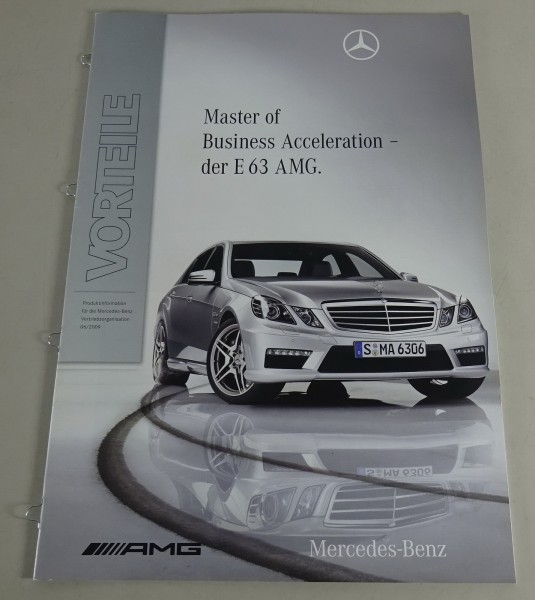 Produktinformation / Vorteile Mercedes-Benz E 63 AMG W 212 Stand 06/2009