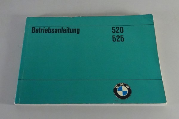 Betriebsanleitung / Handbuch BMW 5er E12 von 10/1974