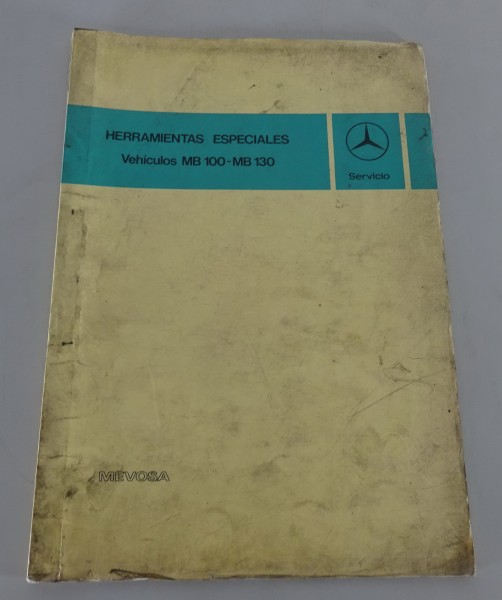 Catálogo de herramientas especiales Mercedes-Benz MB 100 / MB 130 desde 03/1985