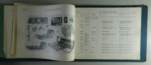 Teilekatalog / Ersatzteilliste Büssing LU 11 Teil 2 Stand 11/1962