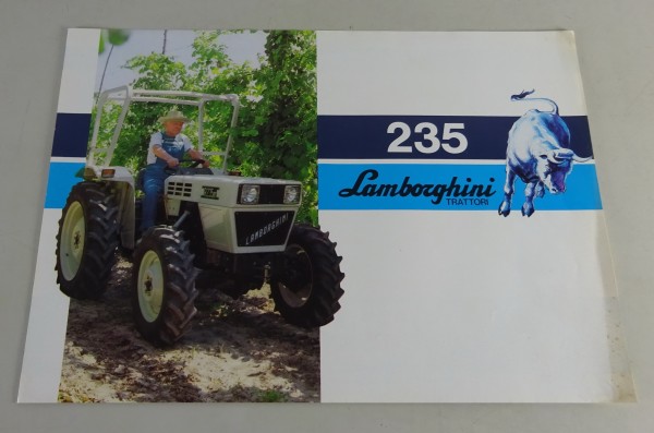 Prospektblatt / Broschüre Lamborghini Trattori R 235 / 235 DT - original