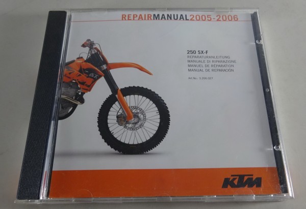 Werkstatthandbuch KTM 250 SX-F Bj. 2005 - 2006