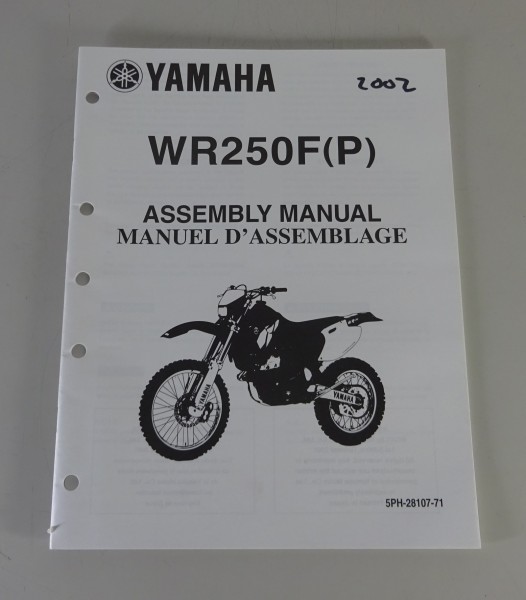 Montageanleitung / Assembly Manual Yamaha WR 250 F (P) von 2002