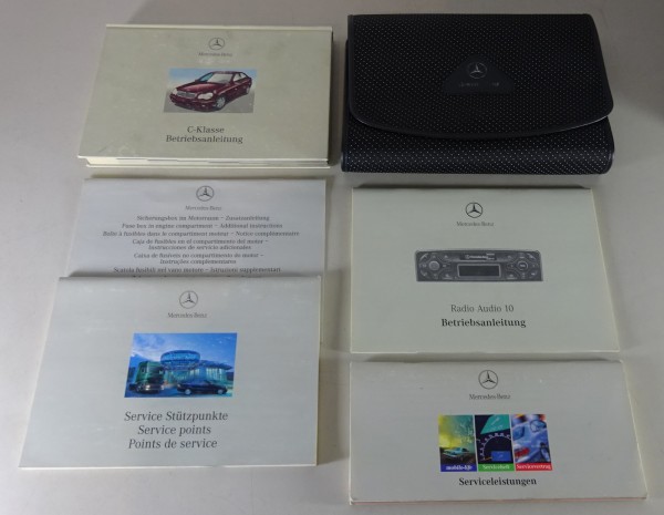 Bordmappe + Betriebsanleitung Mercedes C-Klasse W203 C180 C200 C240 von 09/2000