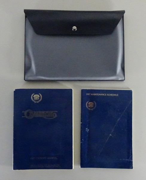 Wallet + Owner´s Manual / Handbook Cadillac Cimarron from 1987