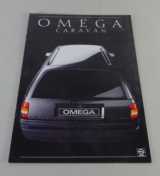 Prospekt / Broschüre Opel Omega Caravan A1 Stand 10/1986