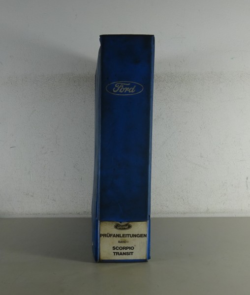 Werkstatthandbuch / Prüfanleitung Ford Scorpio ´85 + Transit ´86 von 1985 - 1989