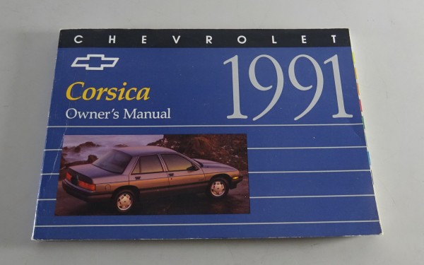 Owner´s Manual / Handbook Chevrolet Corsica Stand 1991