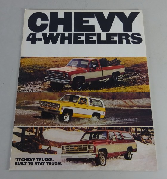 Prospekt Chevrolet / Chevy Pickup Trucks Blazer, Suburban, K10, K20, K30 - 1977