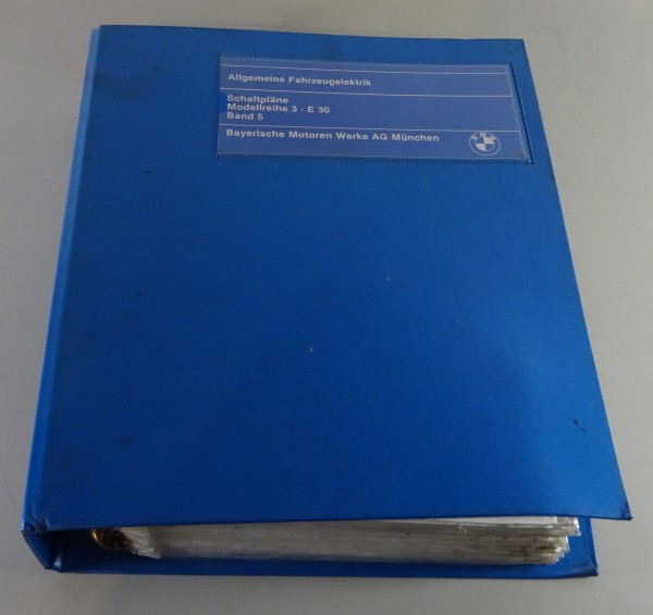 Werkstatthandbuch Elektrik / Schaltpläne BMW 3er E30 325i / A / M3 1988 - 1990